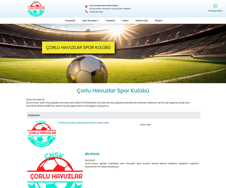 ÇORLU HAVUZLAR SPOR KULÜBÜ